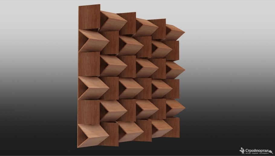 Акустические рассеивающие панели