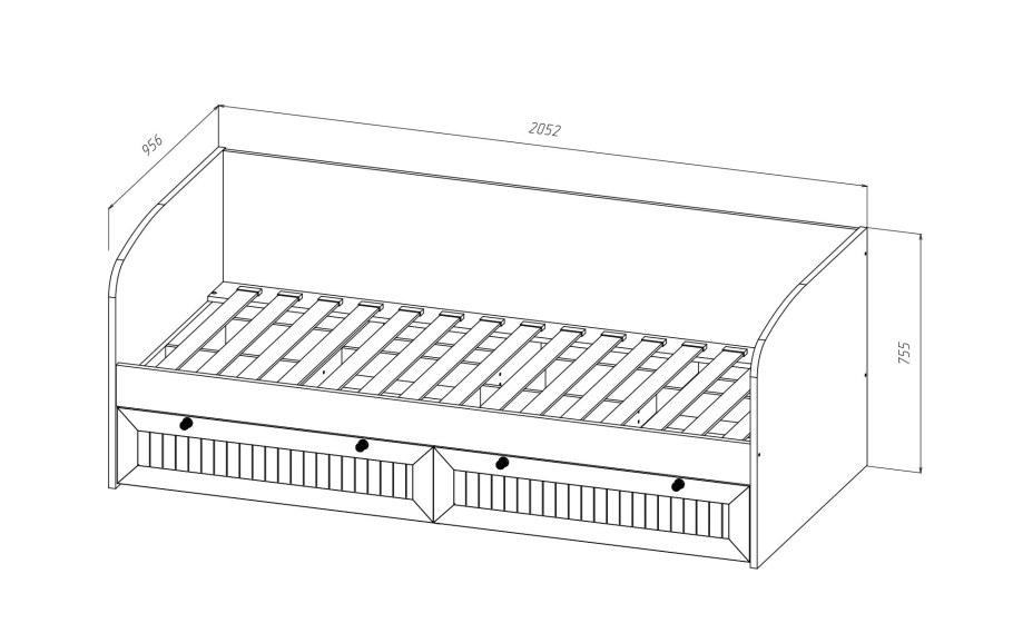 Кровать Сканд Баунти КБ-01