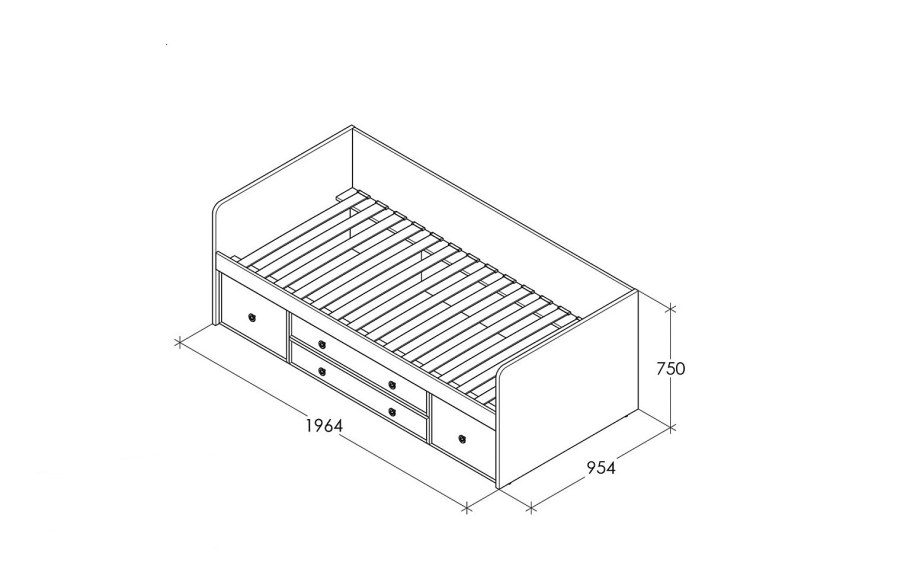 Детская кровать Hoff Кембридж