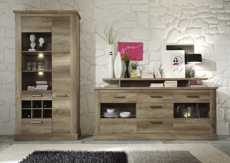 Гостиная Норвик дуб каньон