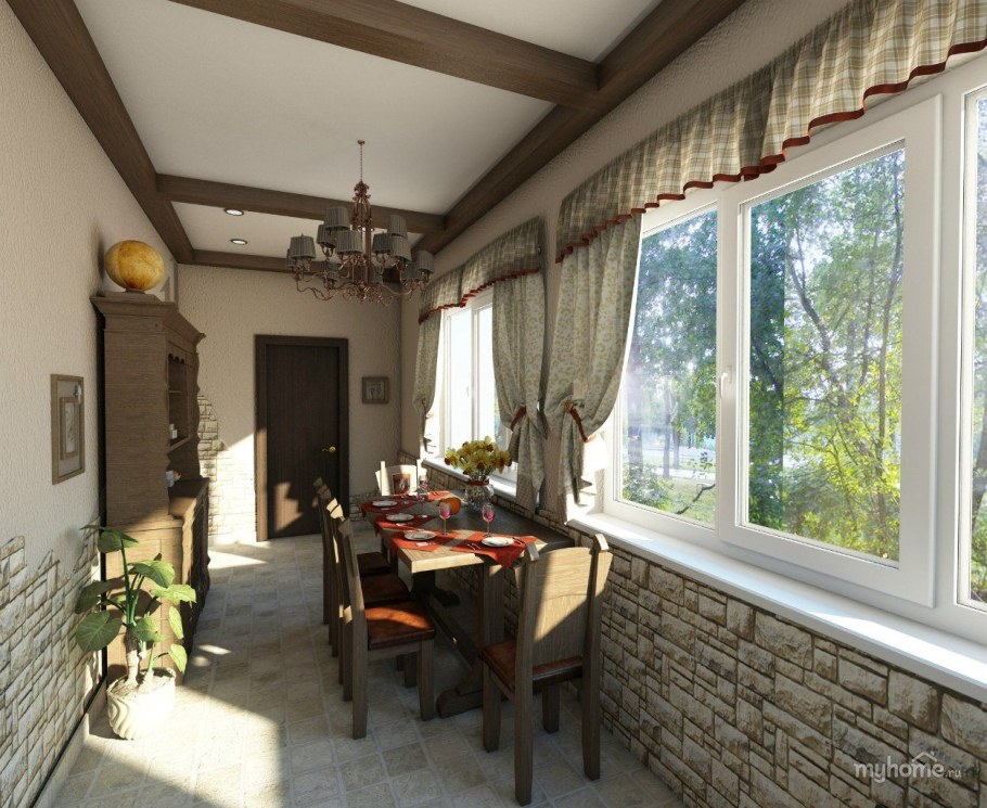 Отделка домов в деревенском стиле