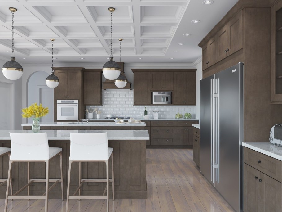 Кухня в сером цвете