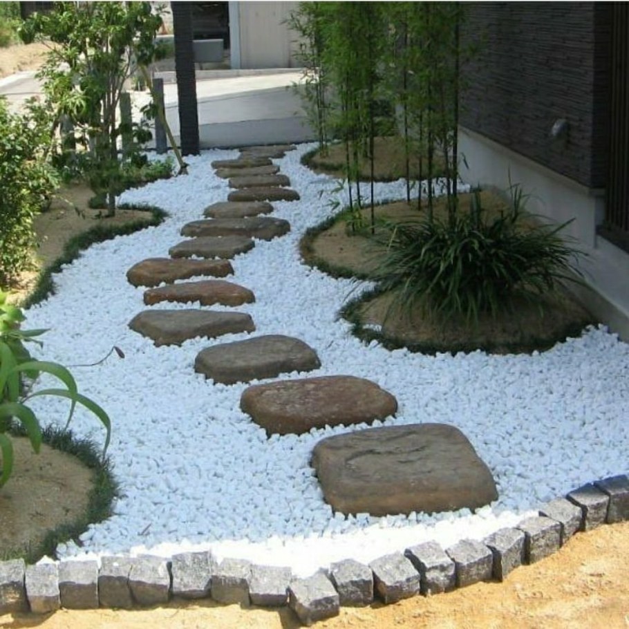 Декоративные камушки для сада