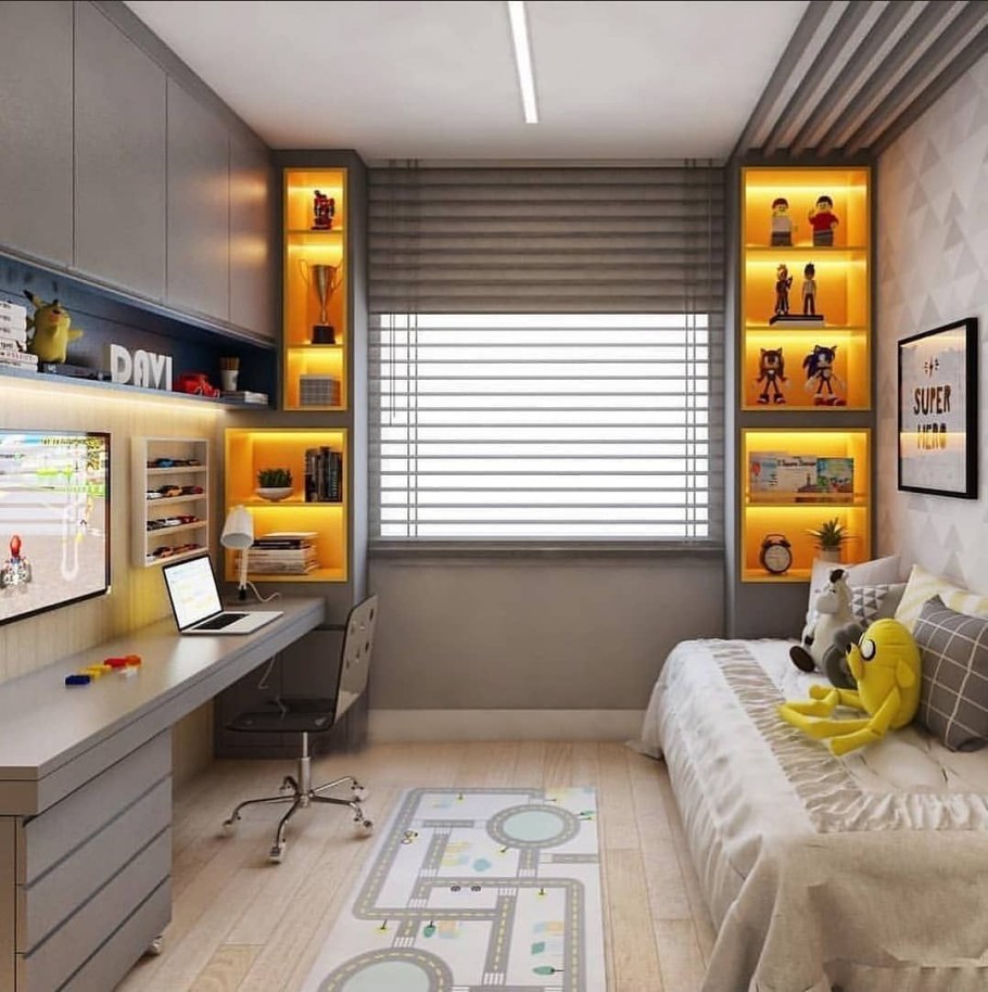 Комната подростка мальчика