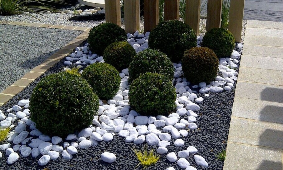 Мрамор белый галтованный ландшафт