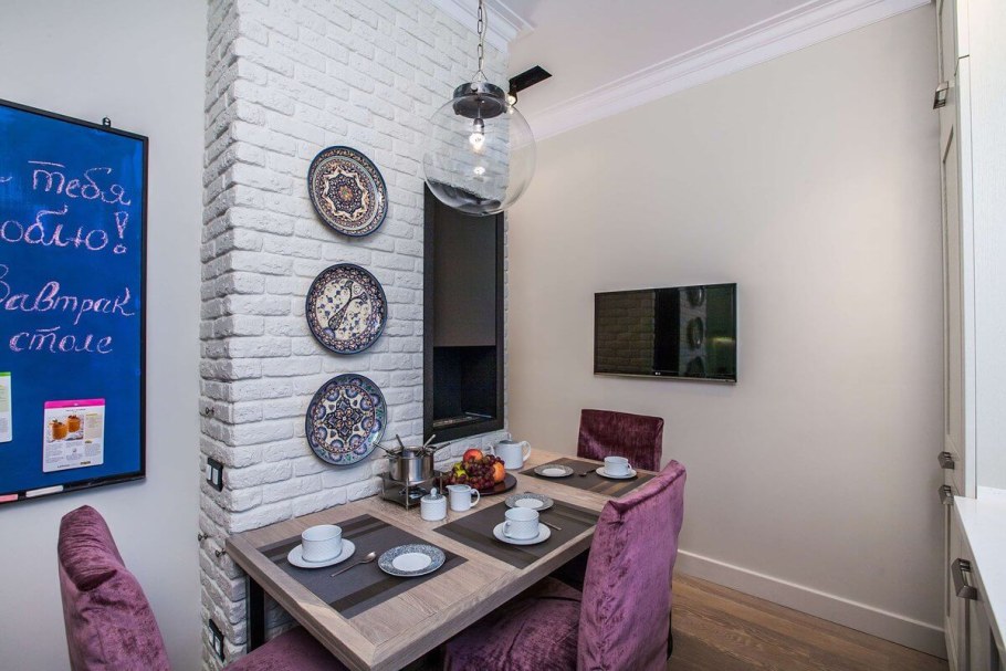 Декор обеденной зоны на кухне