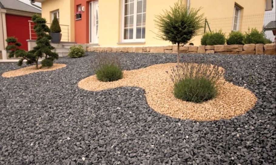 Мульчирование мраморной крошкой