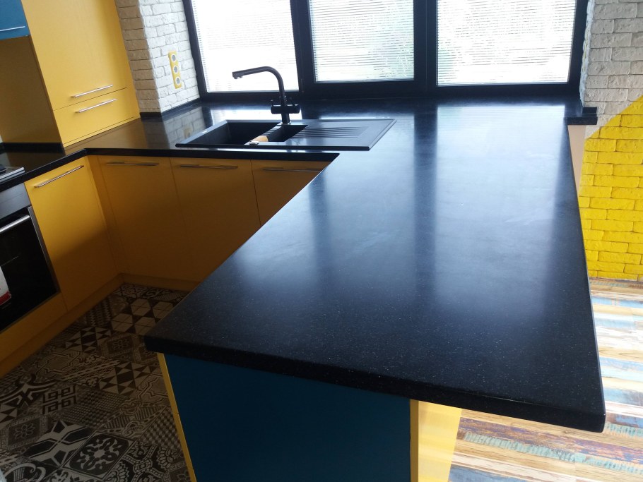 Полировка искусственного камня столешницы