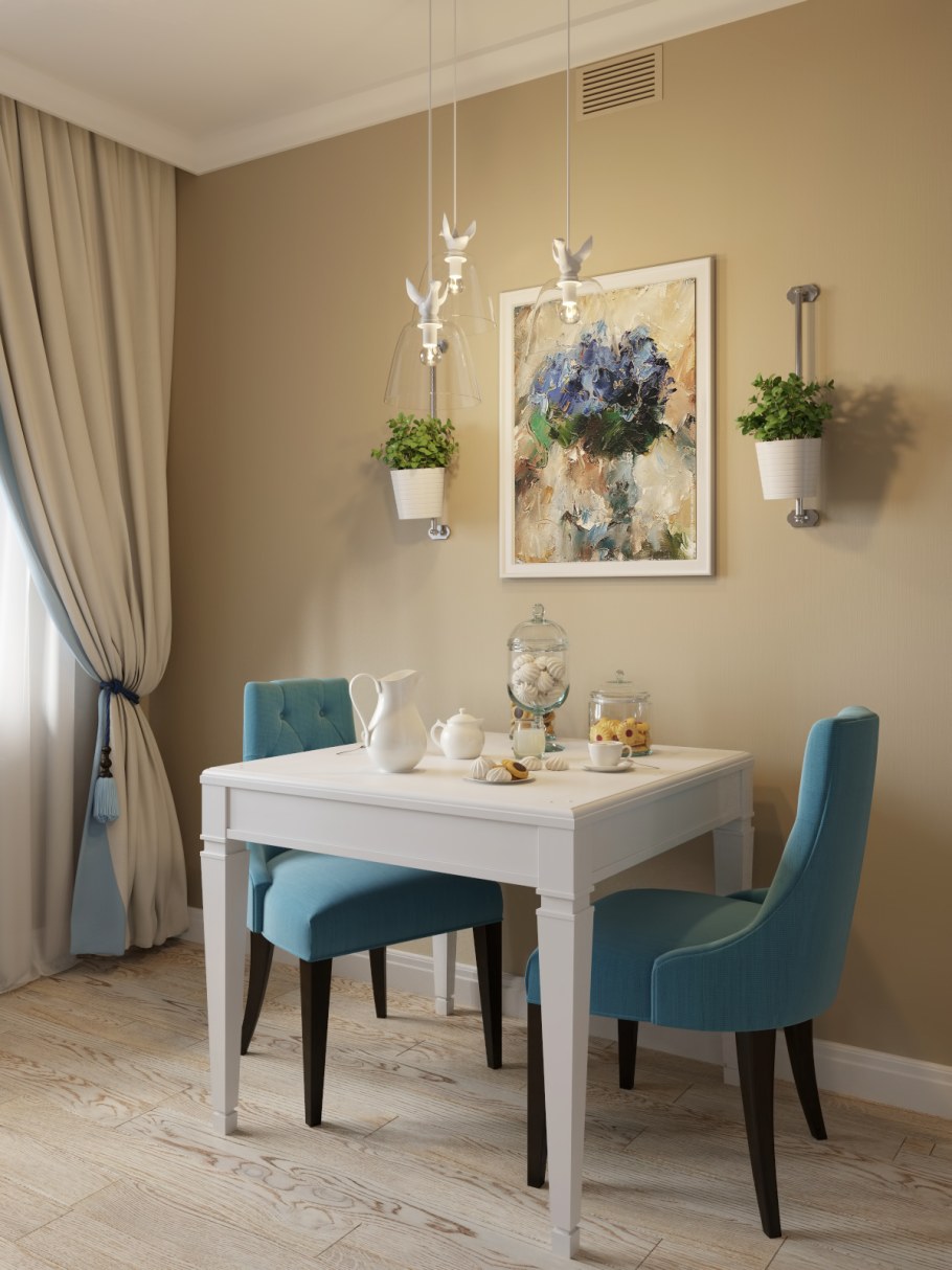 Декор столовой зоны на кухне