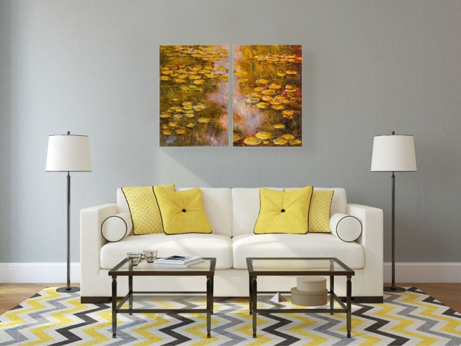 Картины диптих для интерьера