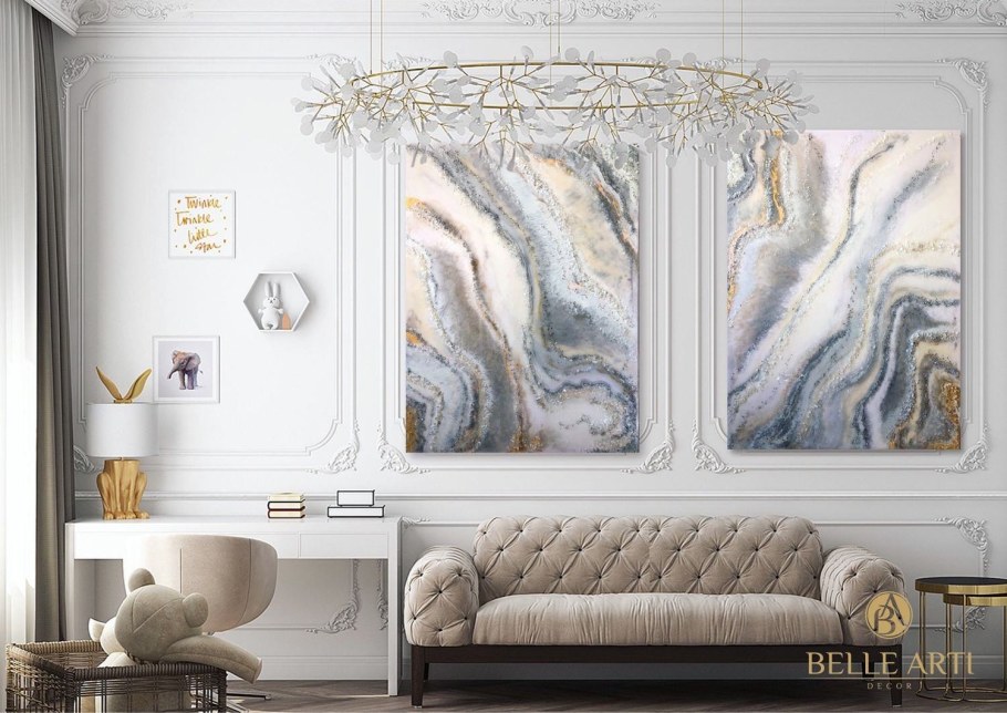 Абстракция в классическом интерьере