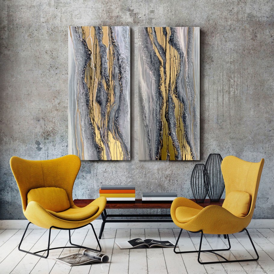 Абстрактная живопись для интерьера