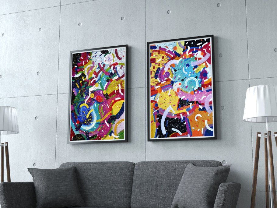 Абстрактное панно