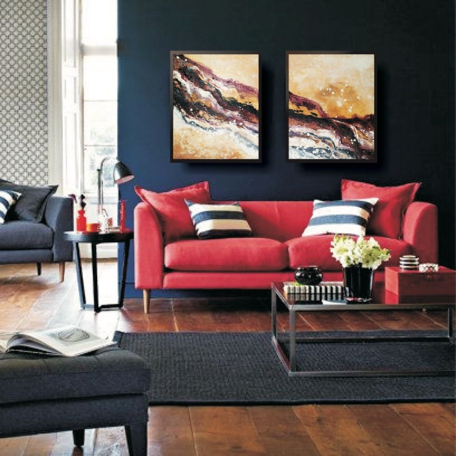 Диптих картины интерьерные для гостиной