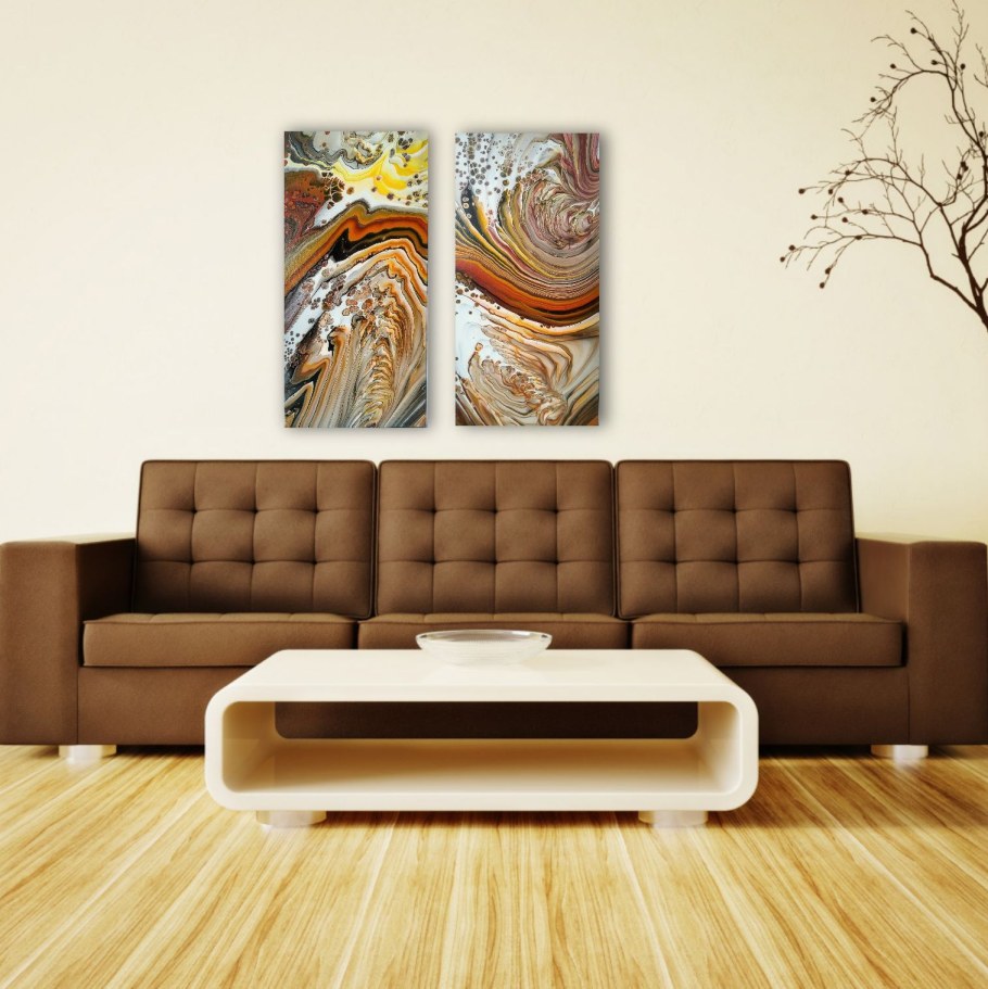 Интерьерные картины диптих