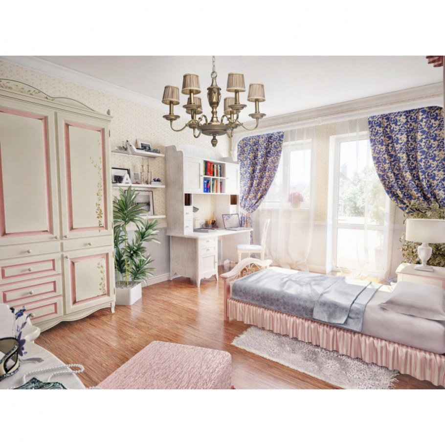 Комната в стиле Прованс для женщины