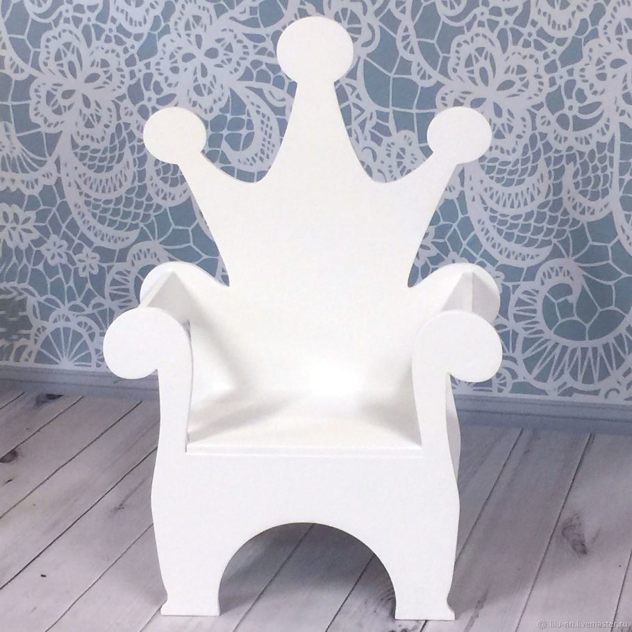 Стул трон из фанеры