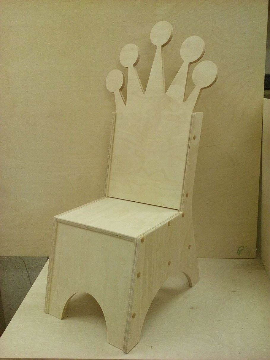 Детский табурет из фанеры