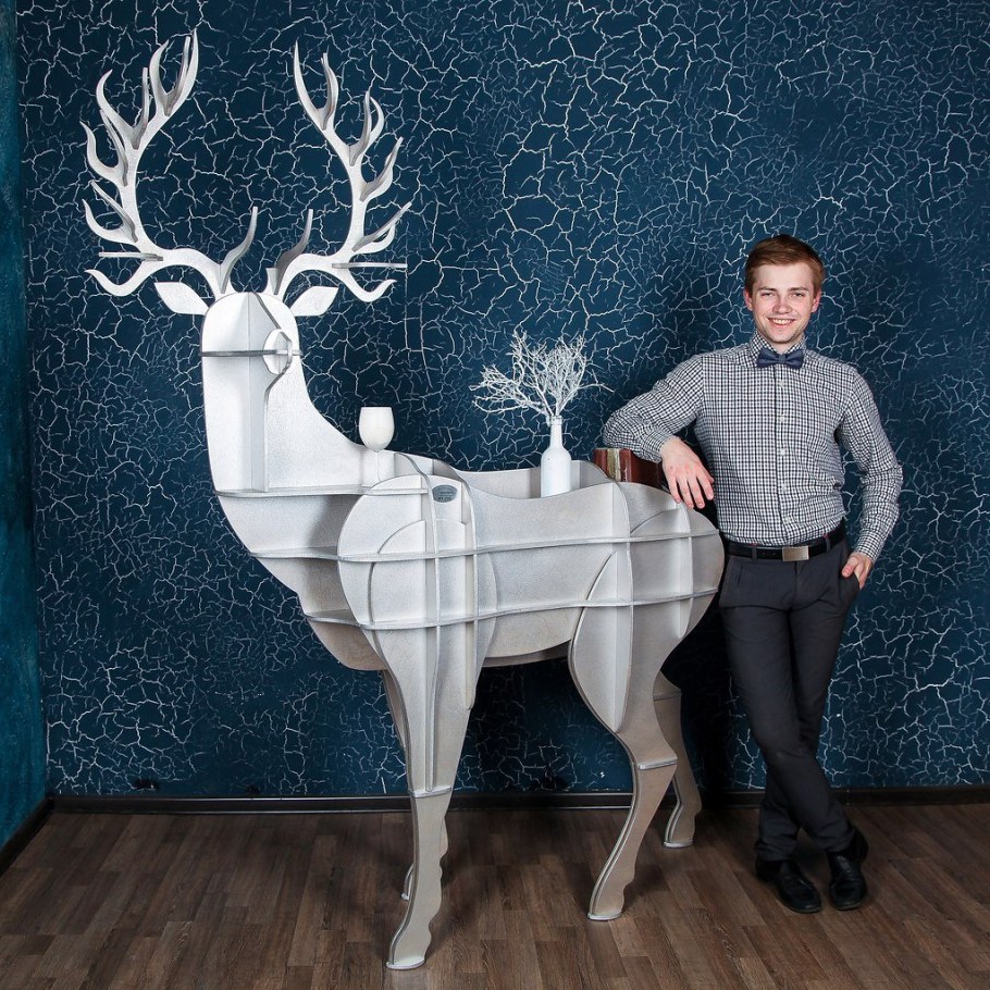 Олень из фанеры