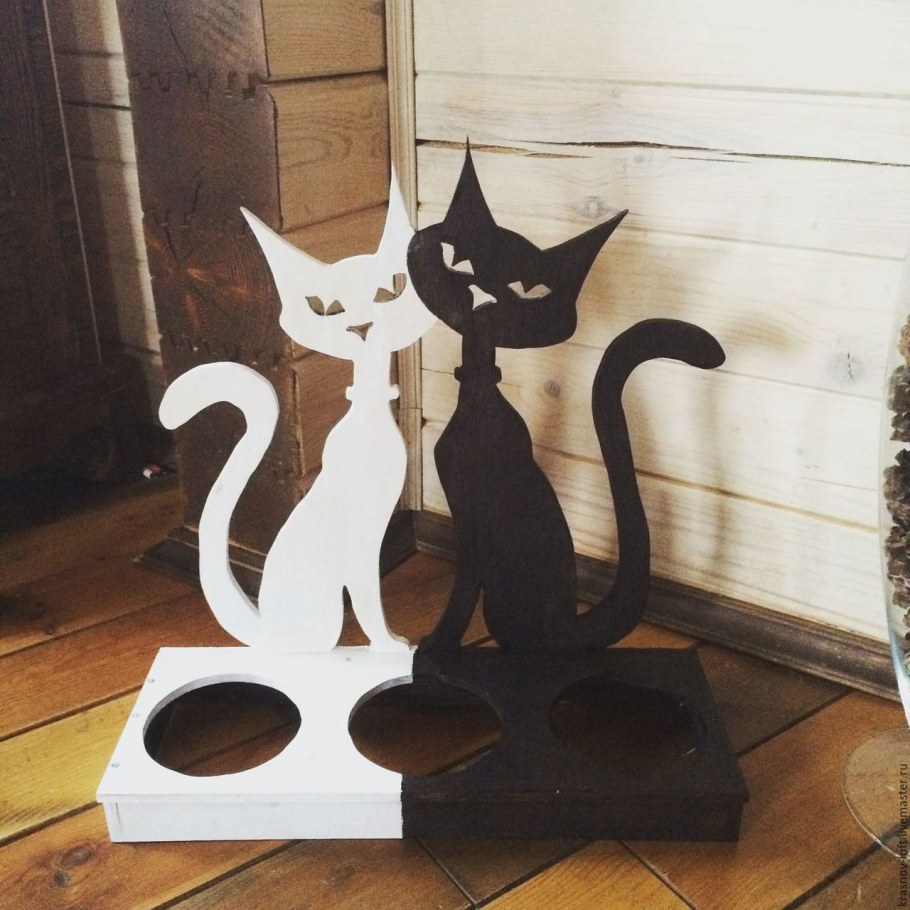 Котик из фанеры