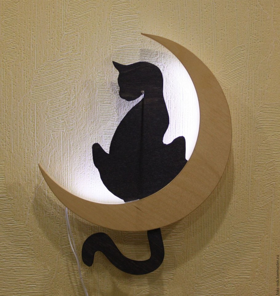 Котик из фанеры