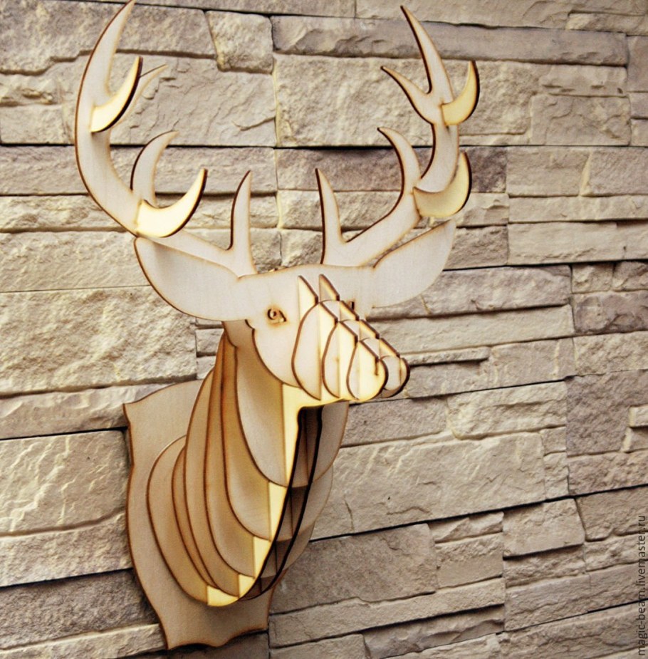 Головы животных из фанеры