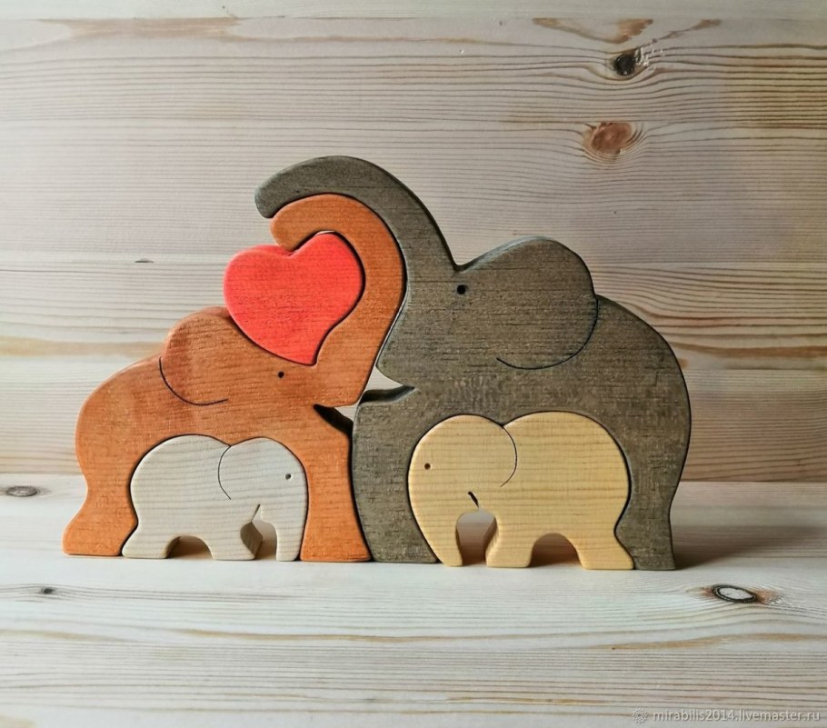 Слоник из фанеры