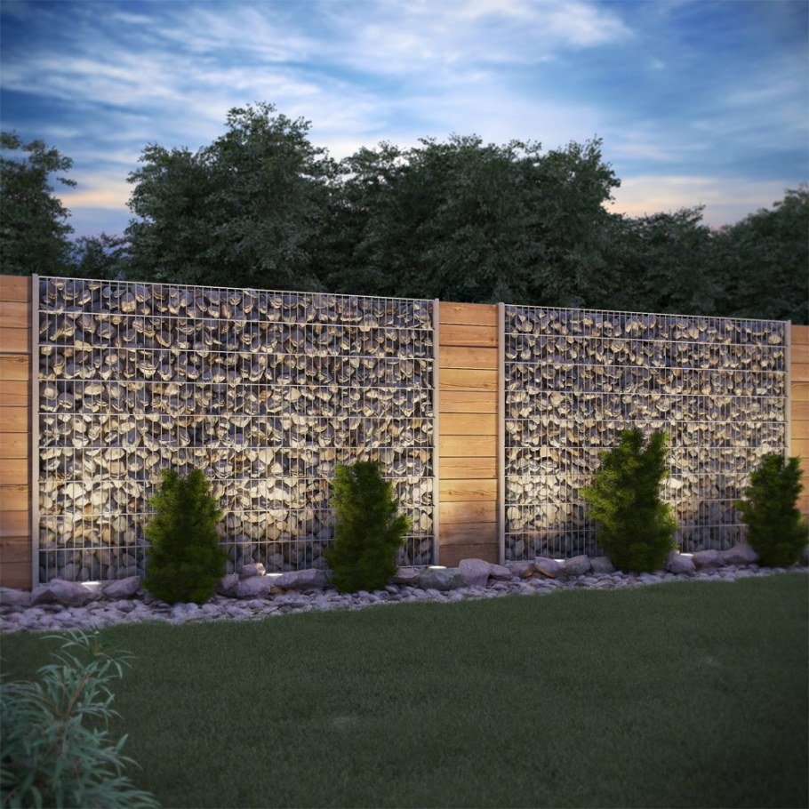 Габионы и Живая изгородь