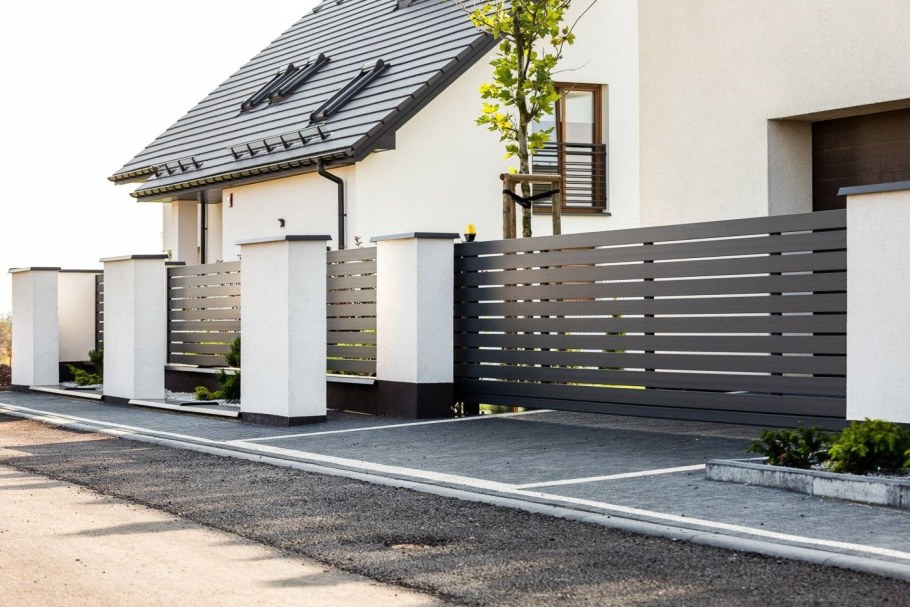 Стильный современный забор