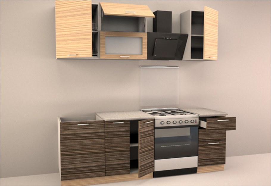 Кухня Эра зебрано