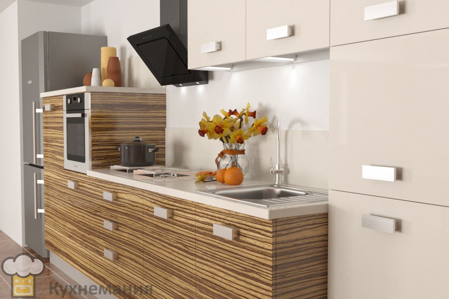 Кухня Эра зебрано