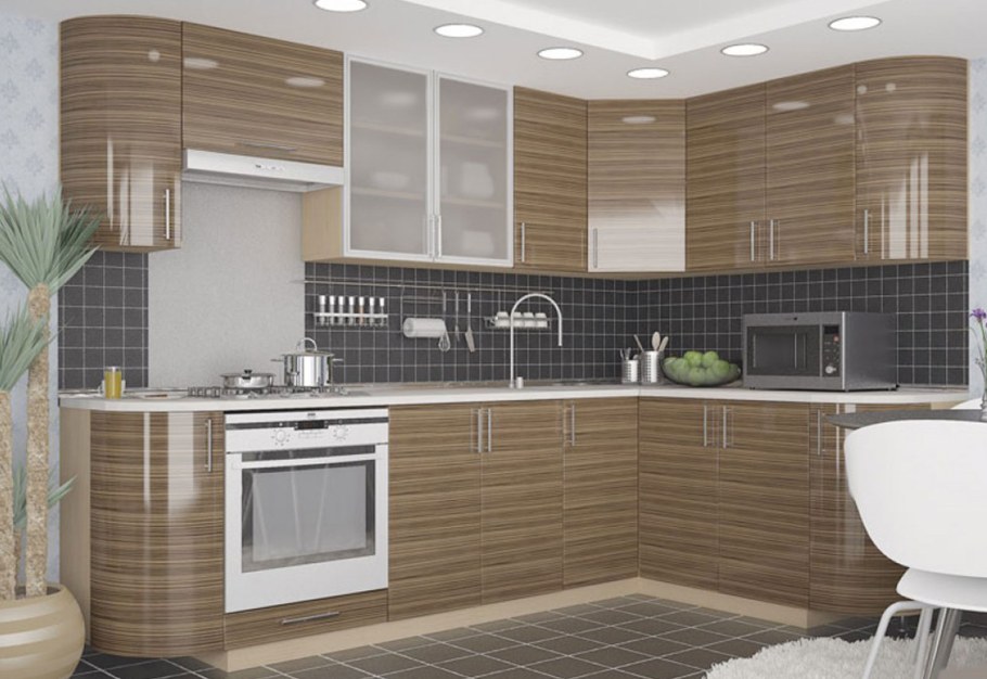 МДФ зебрано глянец