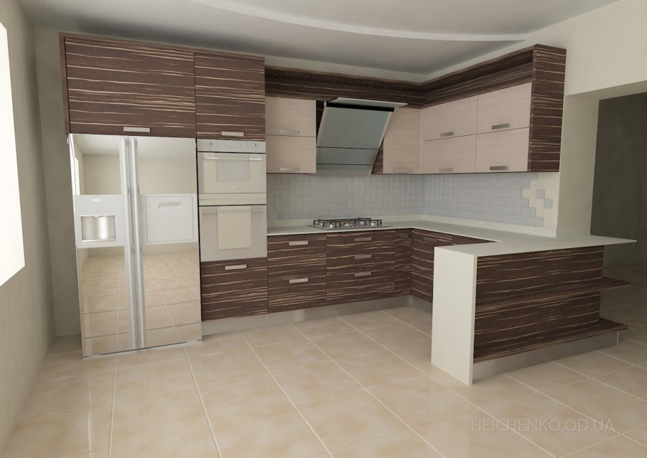 Кухня Эра 2000 зебрано