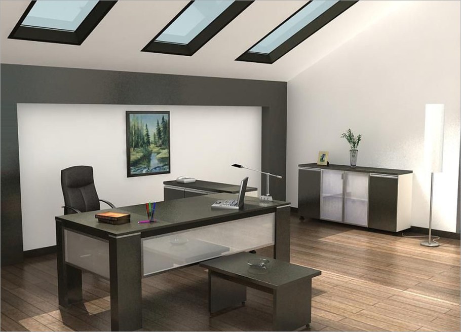 Современный кабинет в доме