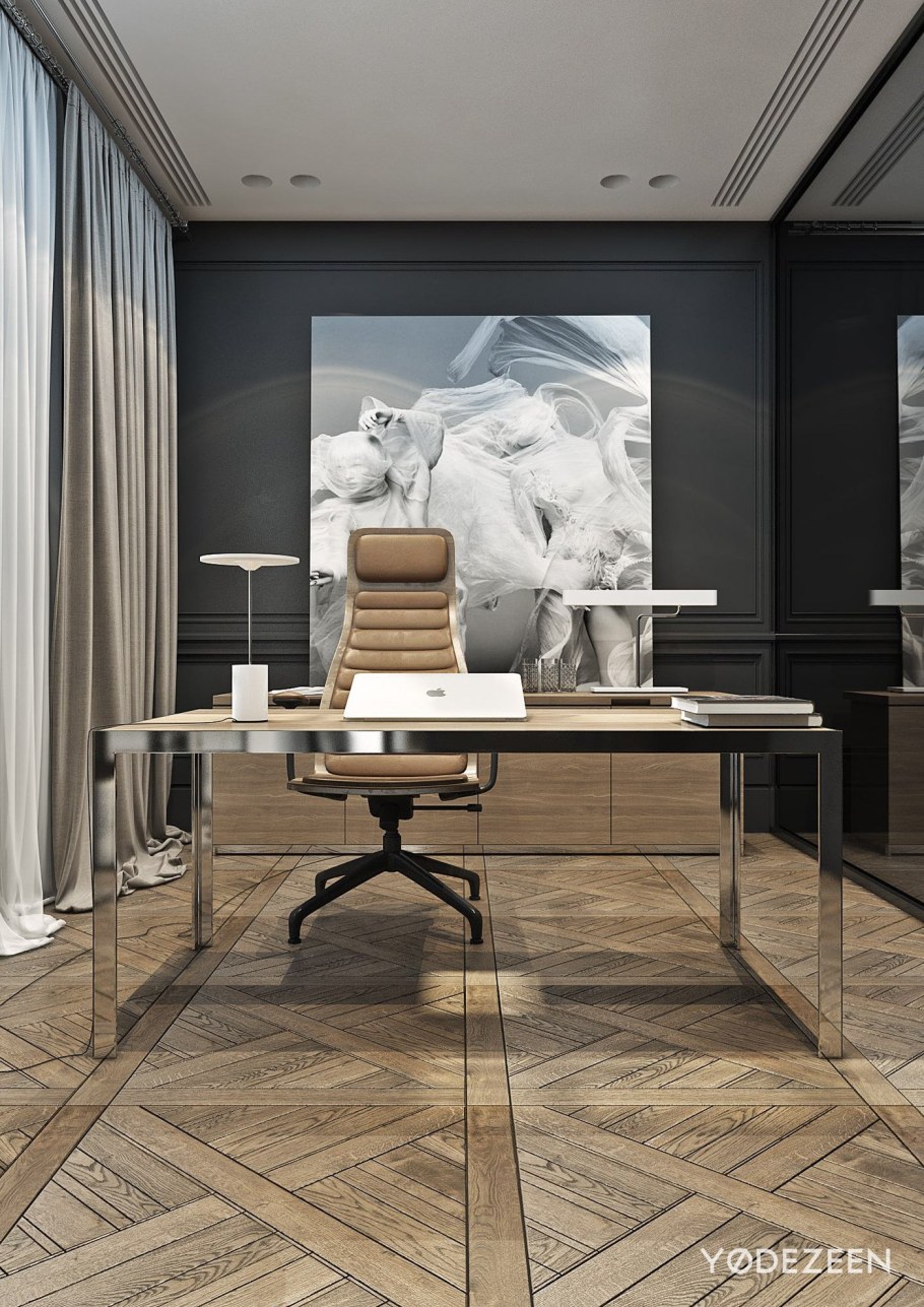 Стильный интерьер кабинета