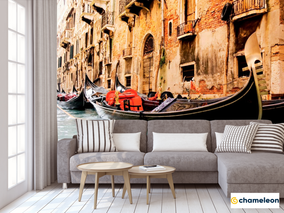 Фотообои Венеция в интерьере