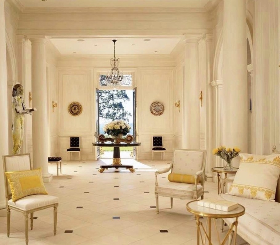 Цвет стен слоновая кость в интерьере