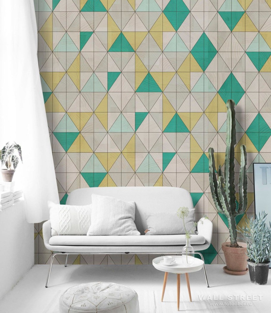 Ромбы в интерьере