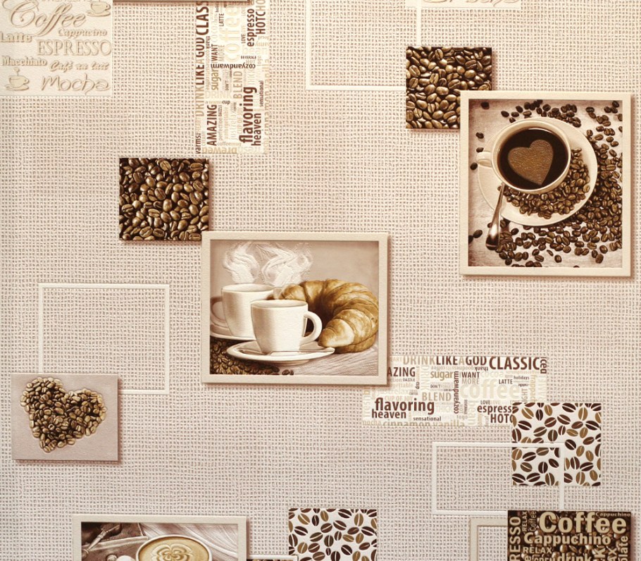 Кухонные обои для стен