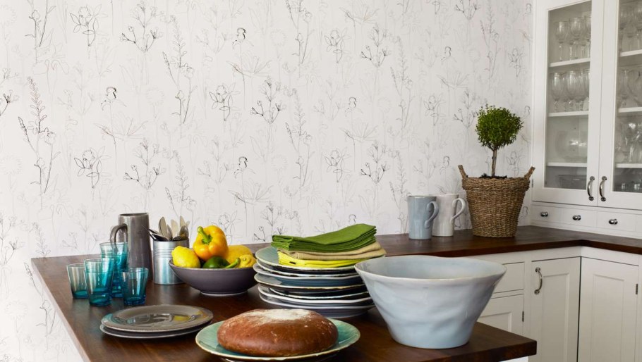 Обои для кухни моющиеся