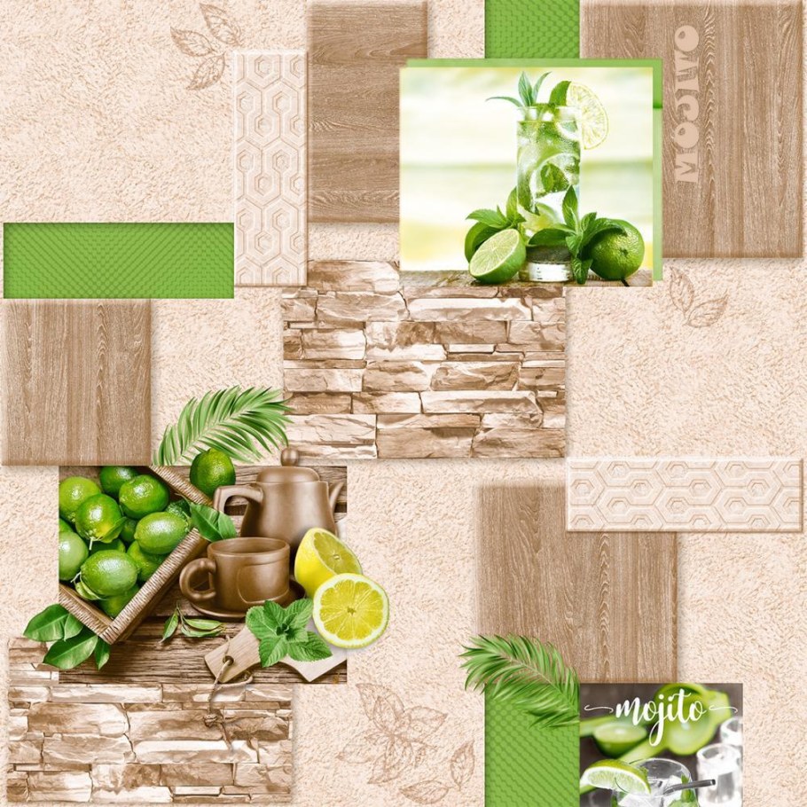 Обои для кухни моющиеся флизелиновые