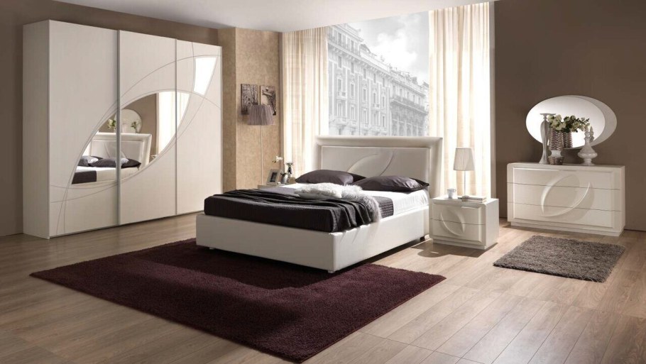 Спальный гарнитур Panda White Polywood