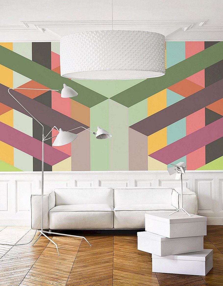 Геометрические узоры в интерьере