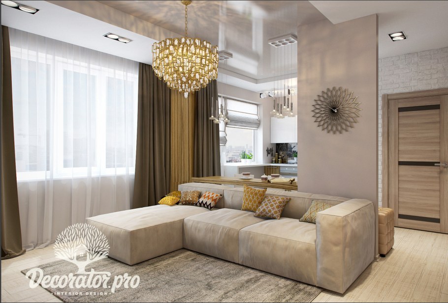 Квартира в светлых тонах