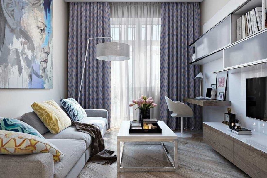 Стильная маленькая гостиная