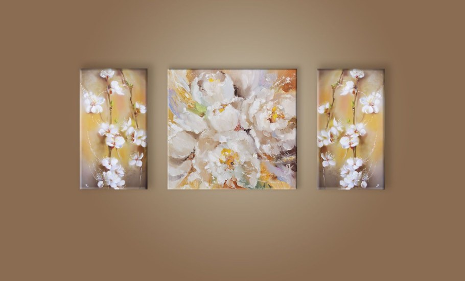 Интерьерные картины с цветами