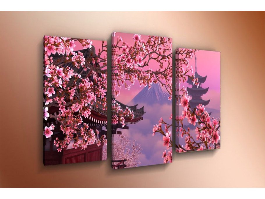 Триптих в японском стиле