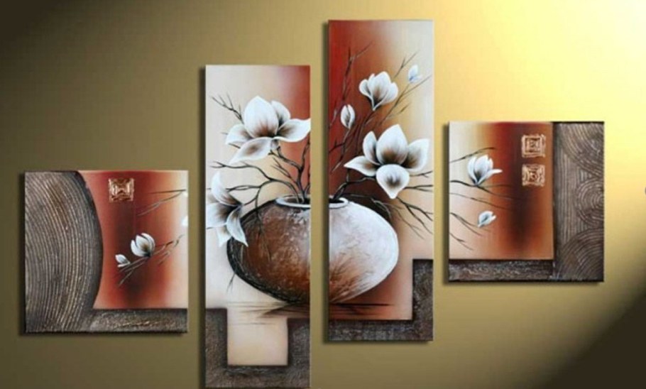 Модульное панно в интерьере