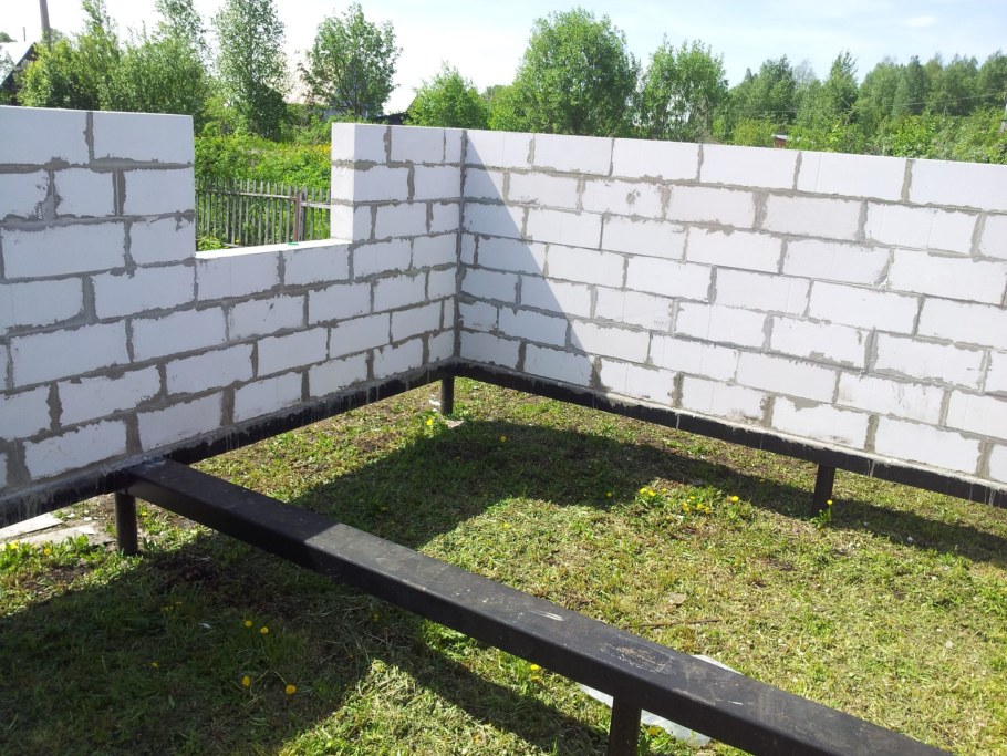 Фундамент под газосиликатные блоки