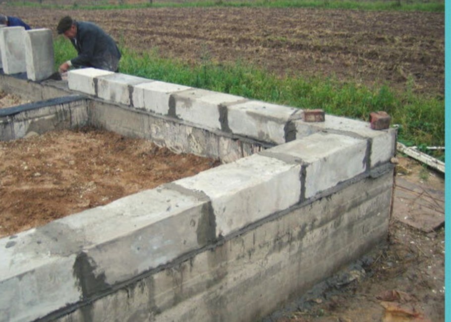 Фундамент из блоков